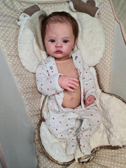 Anano Reborn doll shows detailed skin texture and veins for realistic look