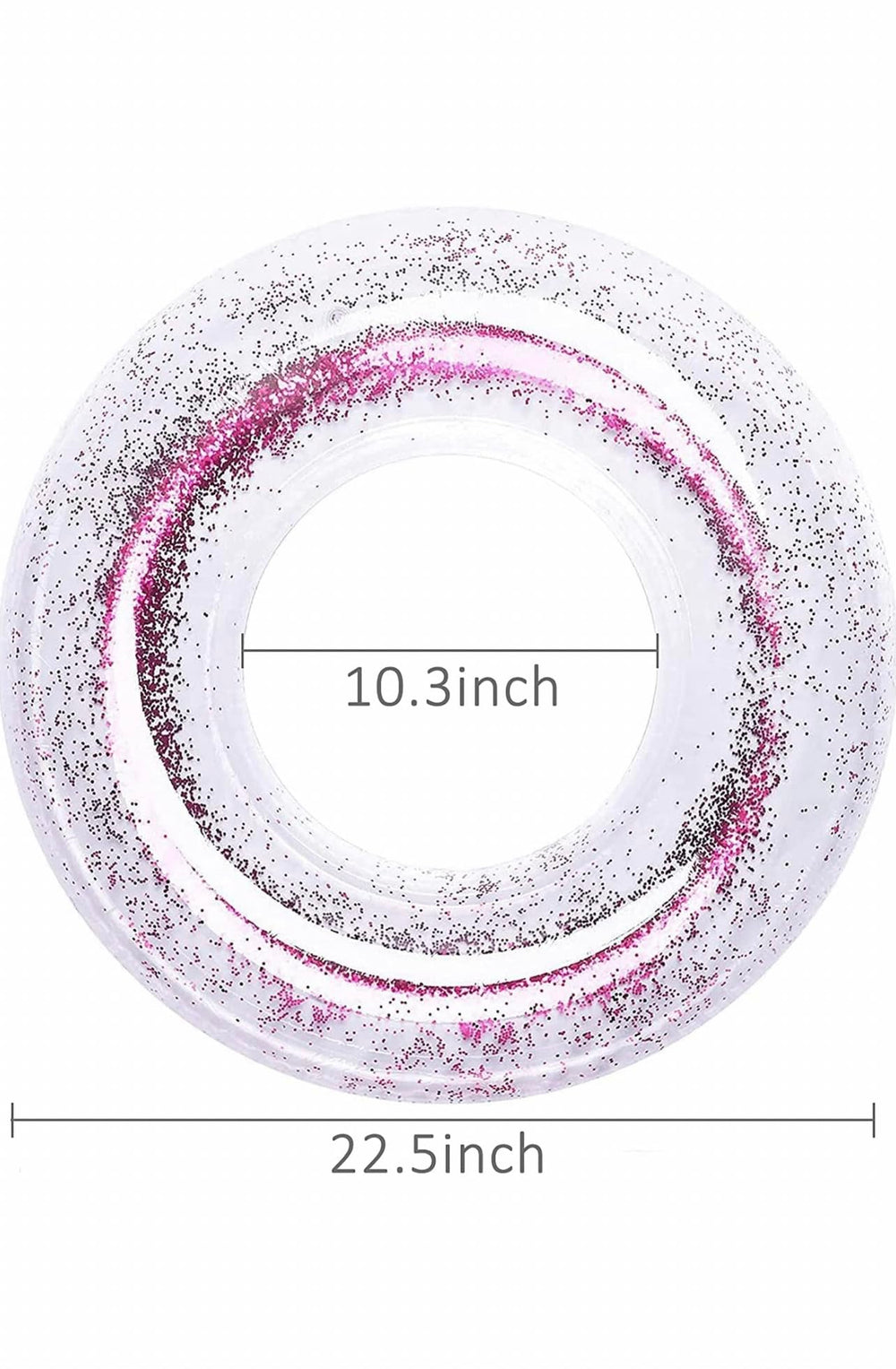 Anas pool float ring illustrating kid-friendly use with bright decor
