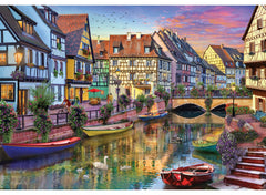 Anatolian Colmar Canal 2000-piece puzzle laid out for a satisfying challenge