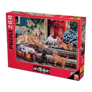 Anatolian Dog Family 260-piece puzzle missing piece support ensures progress continues.