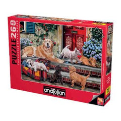 Anatolian Dog Family 260-piece puzzle missing piece support ensures progress continues.