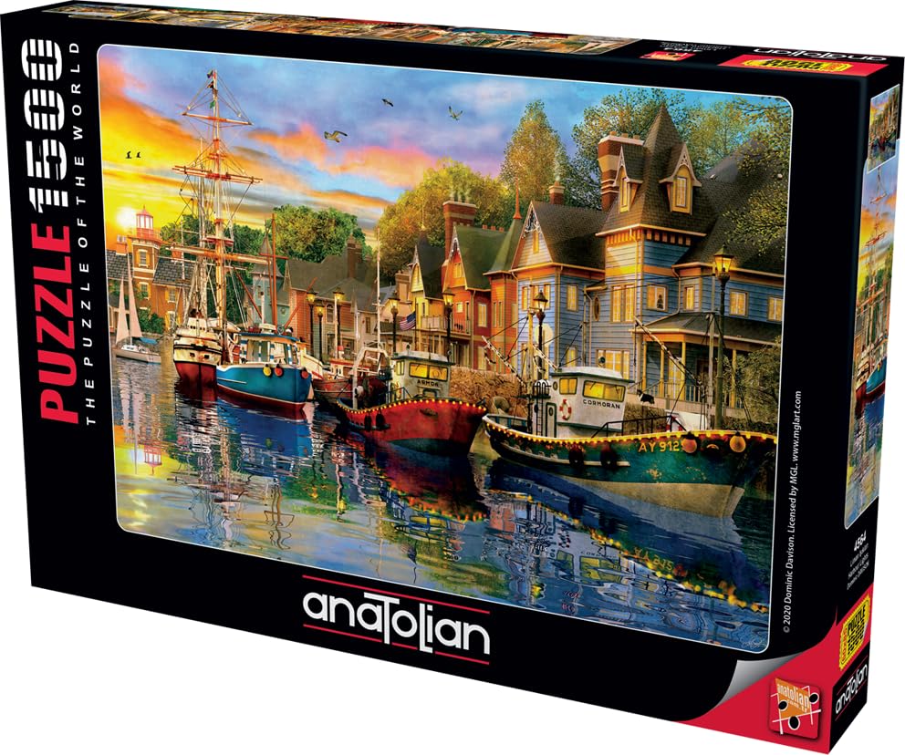 Anatolian Harbour Lights edge pieces ensure precise alignment during assembly.
