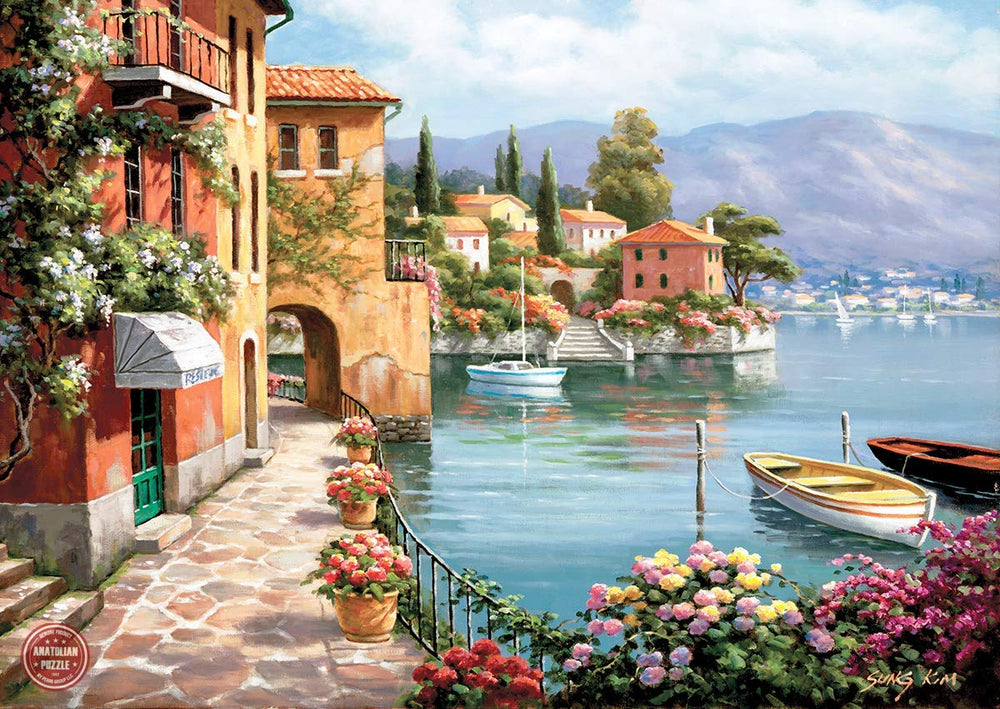 Anatolian Perre Villa De Lago puzzle box back, sturdy packaging protecting pieces during transport