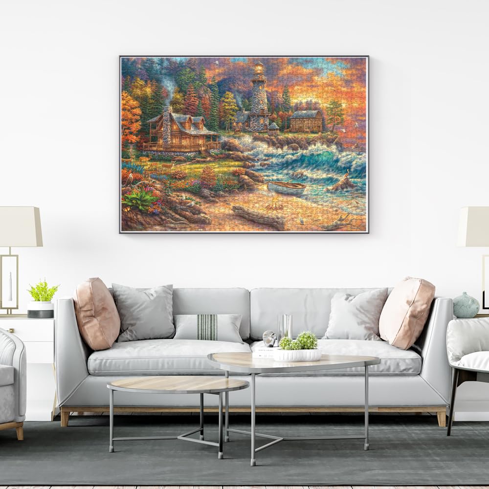 Anatolian Providence by the Sea finished puzzle reveals a serene coastal scene