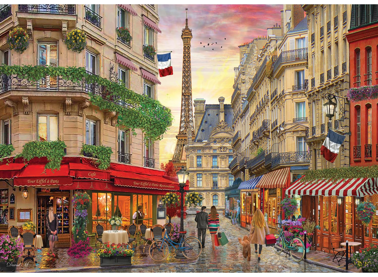 Anatolian Puzzle Cafe Eiffel box ready for a family puzzle night