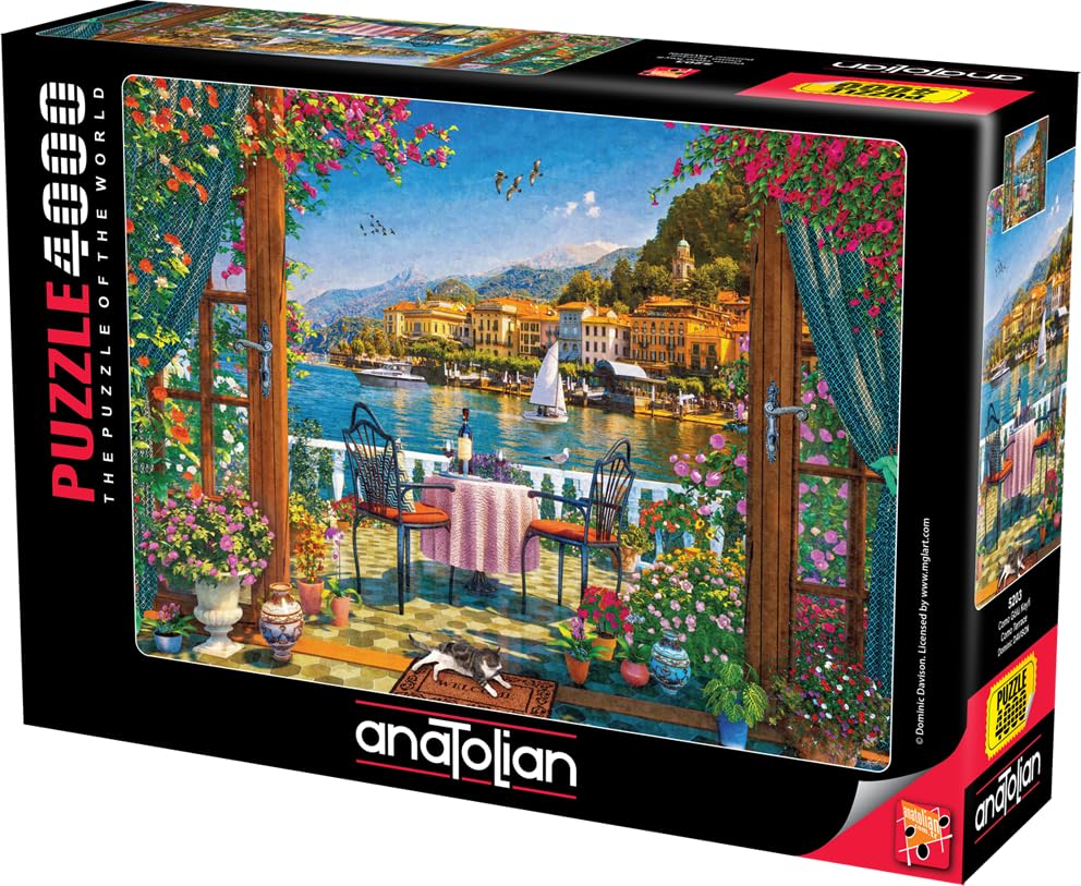 Anatolian Puzzle Como Terrace assembly area shows layout for focused group play.