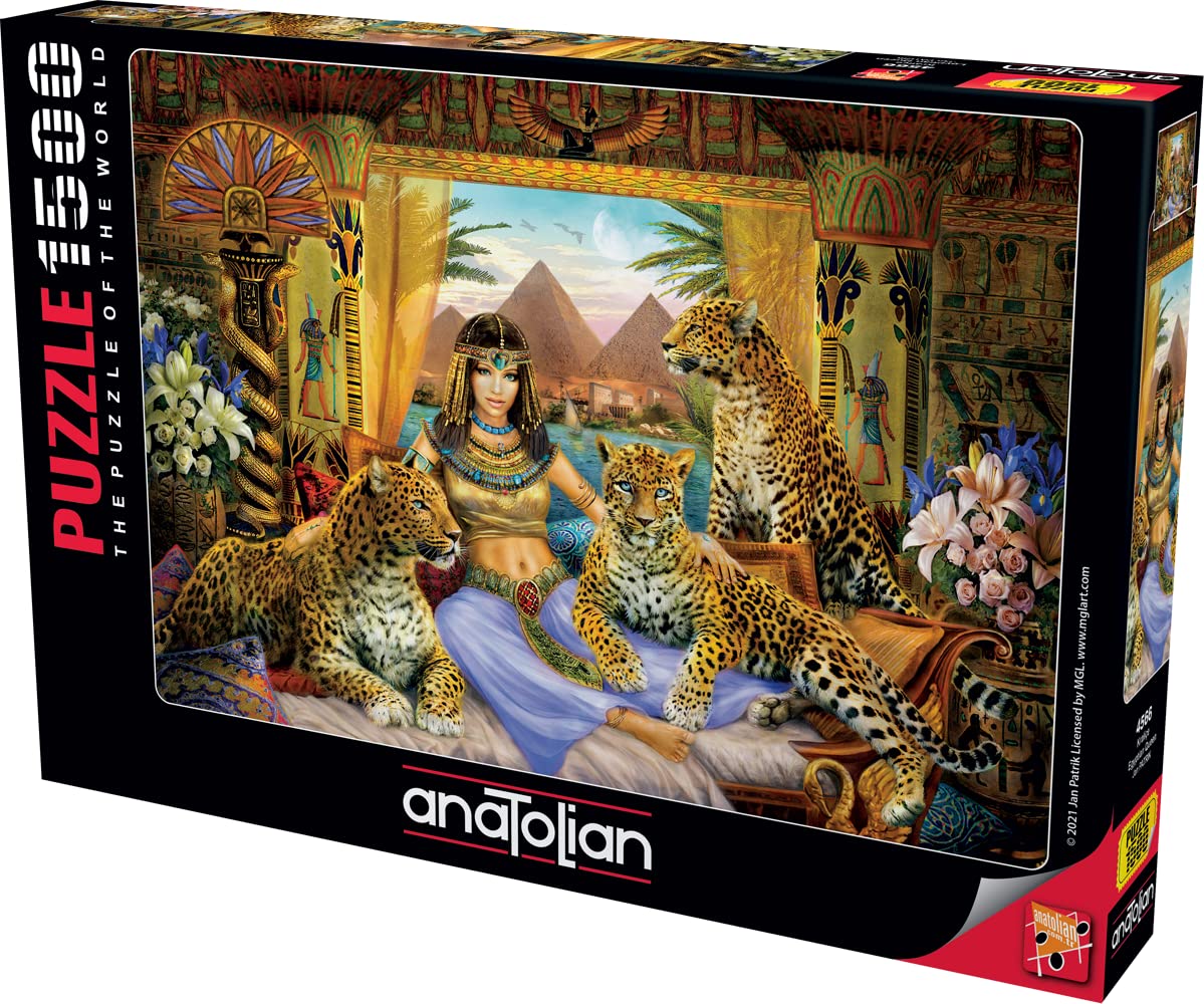 Anatolian Puzzle 1500-piece assembly highlights complex design inviting focused play.