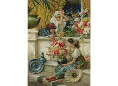 Anatolian Flowers of The East 1000-piece box image, vibrant colors for family game night.