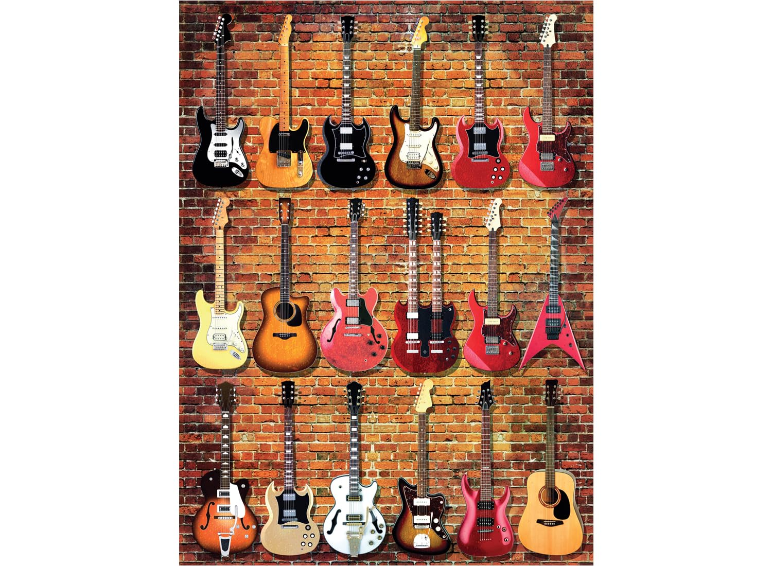 Anatolian Guitar Collection 1000-piece puzzle with vibrant colors for family nights.