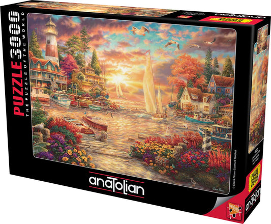 Anatolian Puzzle Into The Sunset edge detail highlights piece fit and precision, aiding smooth assembly.