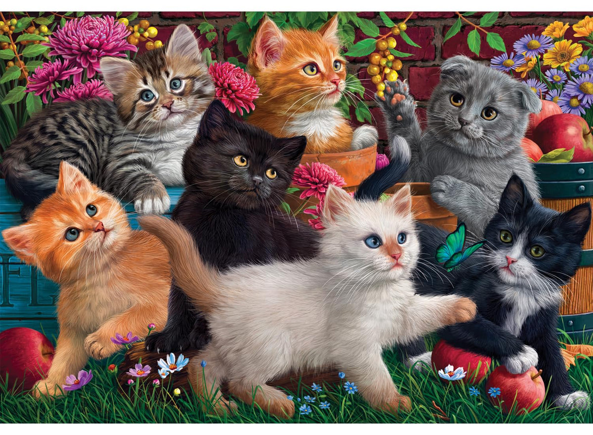 Anatolian Puzzle Kittens at Play cover image with bright colors for family fun