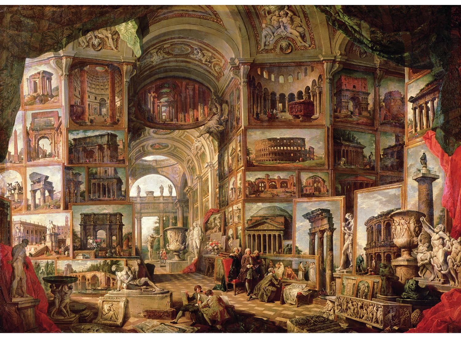 Anatolian Puzzle box cover shows the 3000-piece gallery, ideal for family puzzle nights.