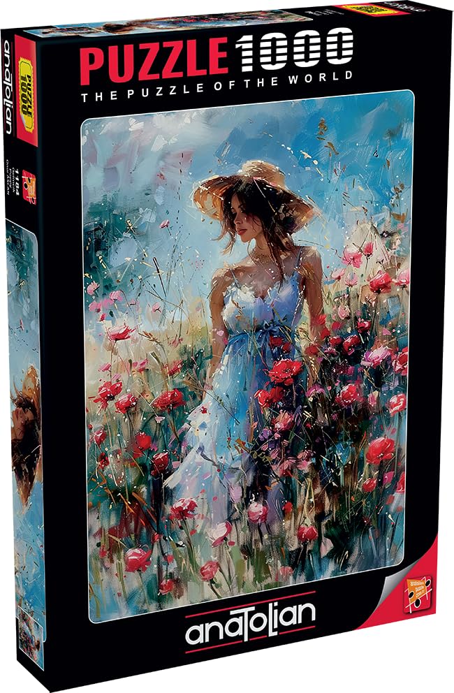 Anatolian Poppy 1000-piece pieces spread for a satisfying assembly experience.