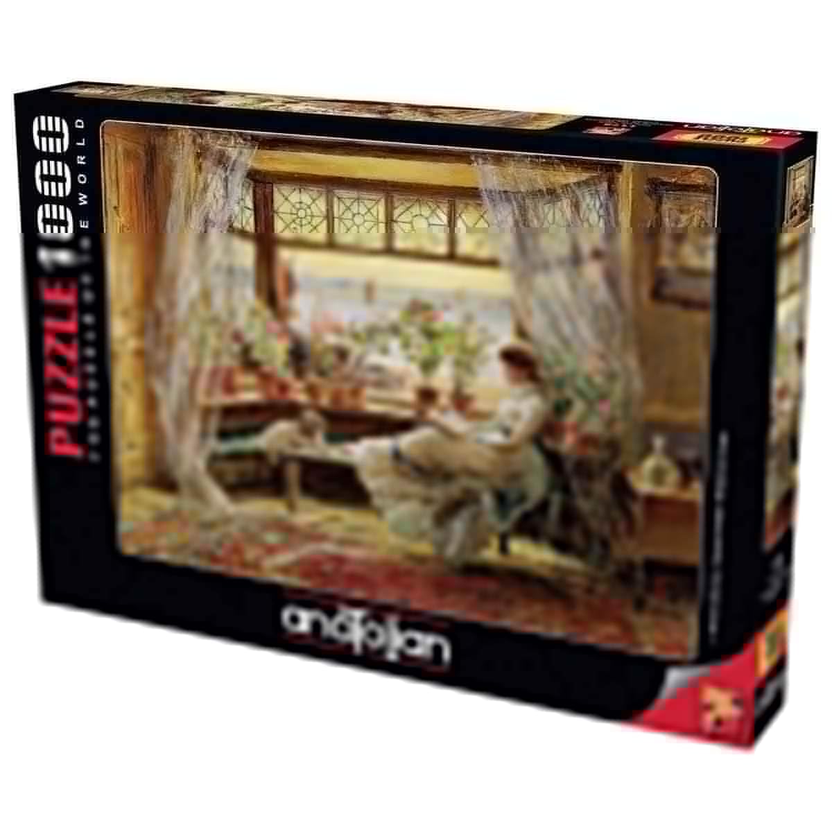 Anatolian Puzzle Reading by the Window box lid view, ideal for calm puzzle sessions