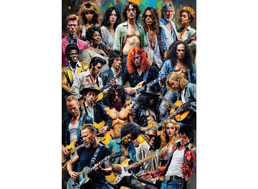 Anatolian Puzzle Rock Stars 1500-edge-pieces highlight outer edges for guided assembly.