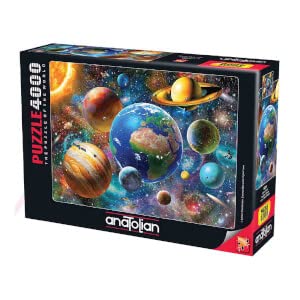 Anatolian Solar System finished size image showing large puzzle