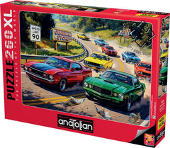 Anatolian Speed Lover puzzle box back highlights theme and gift-ready appeal.
