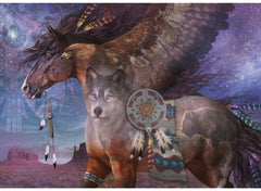 Anatolian Spirit Guides puzzle box front with vibrant artwork for family nights