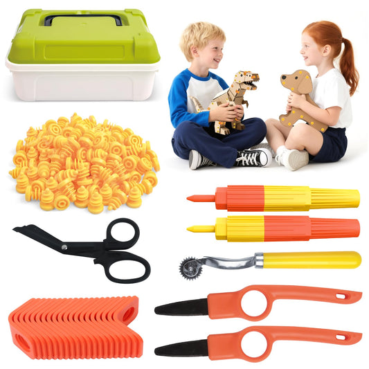 Ancaixin cardboard cutting tools set with safe cutter for precise kid friendly projects.