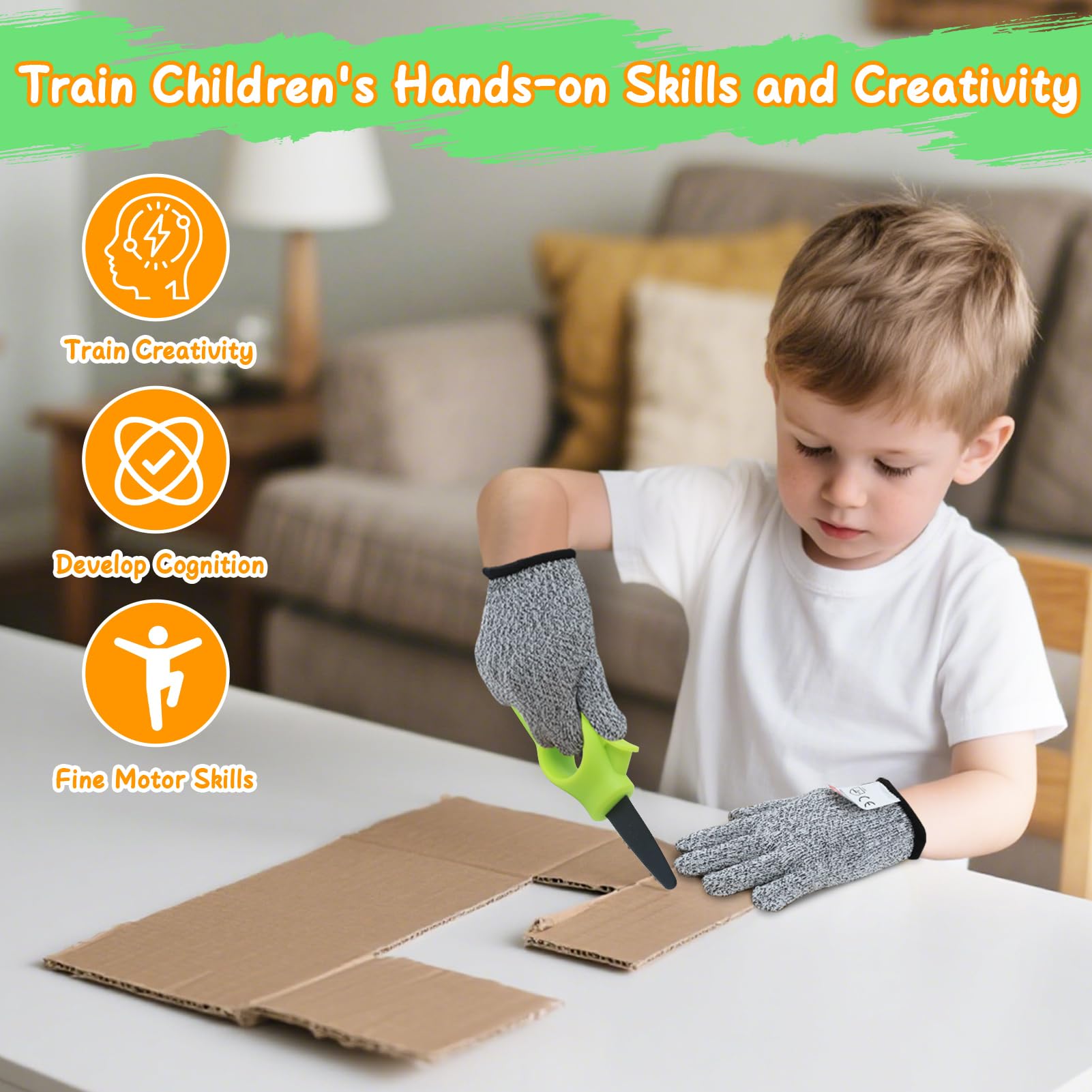 Ancaixin dinosaur cardboard model inspires imaginative play and hands-on building.