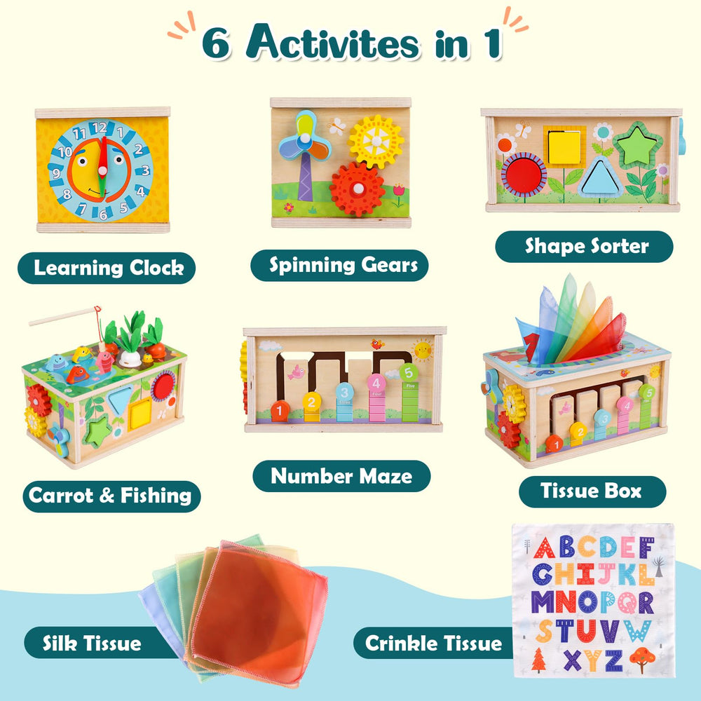 Ancaixin shape sorter blocks support shape recognition and sorting practice