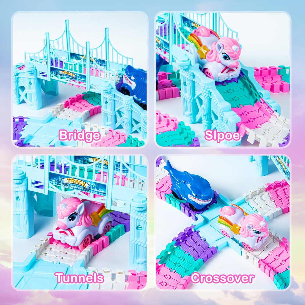 Ancitoy DIY track layout demonstrates endless configurations for creative building and problem-solving