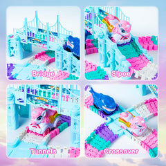 Ancitoy DIY track layout demonstrates endless configurations for creative building and problem-solving