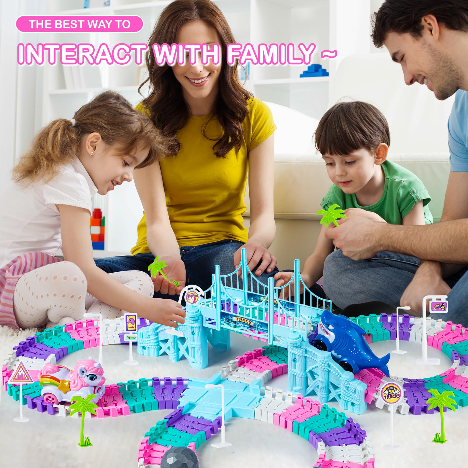 Ancitoy unicorn car ready for fast-paced racing fun and colorful storytelling