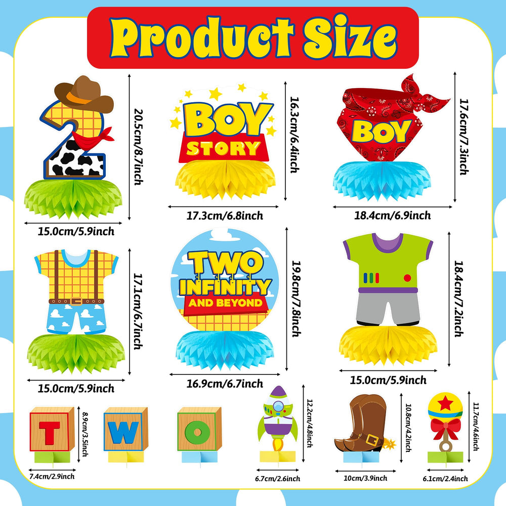 Andi Cppss Boy Story 3D ornament centerpiece adds dimensional flair