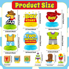 Andi Cppss Boy Story 3D ornament centerpiece adds dimensional flair