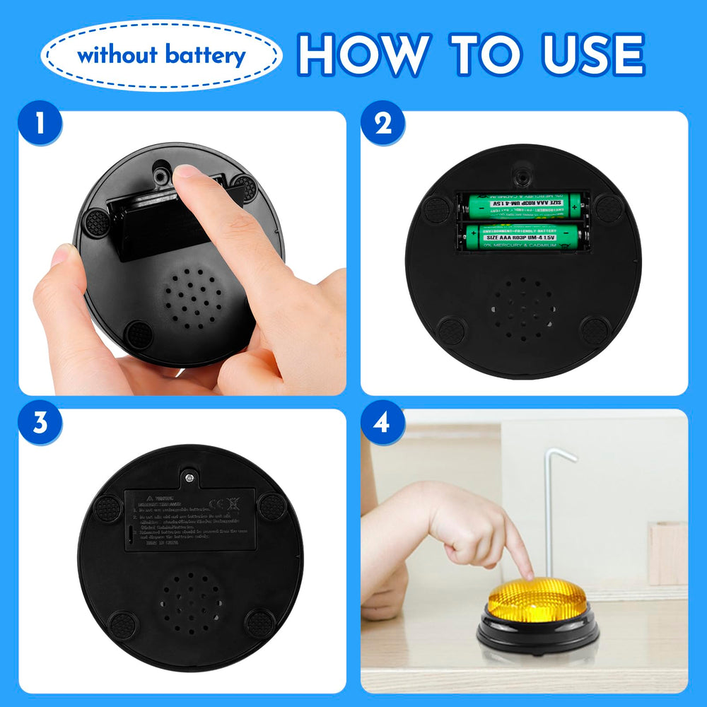 AndiluluBear buzzers make a holiday gift-ready classroom or family game set