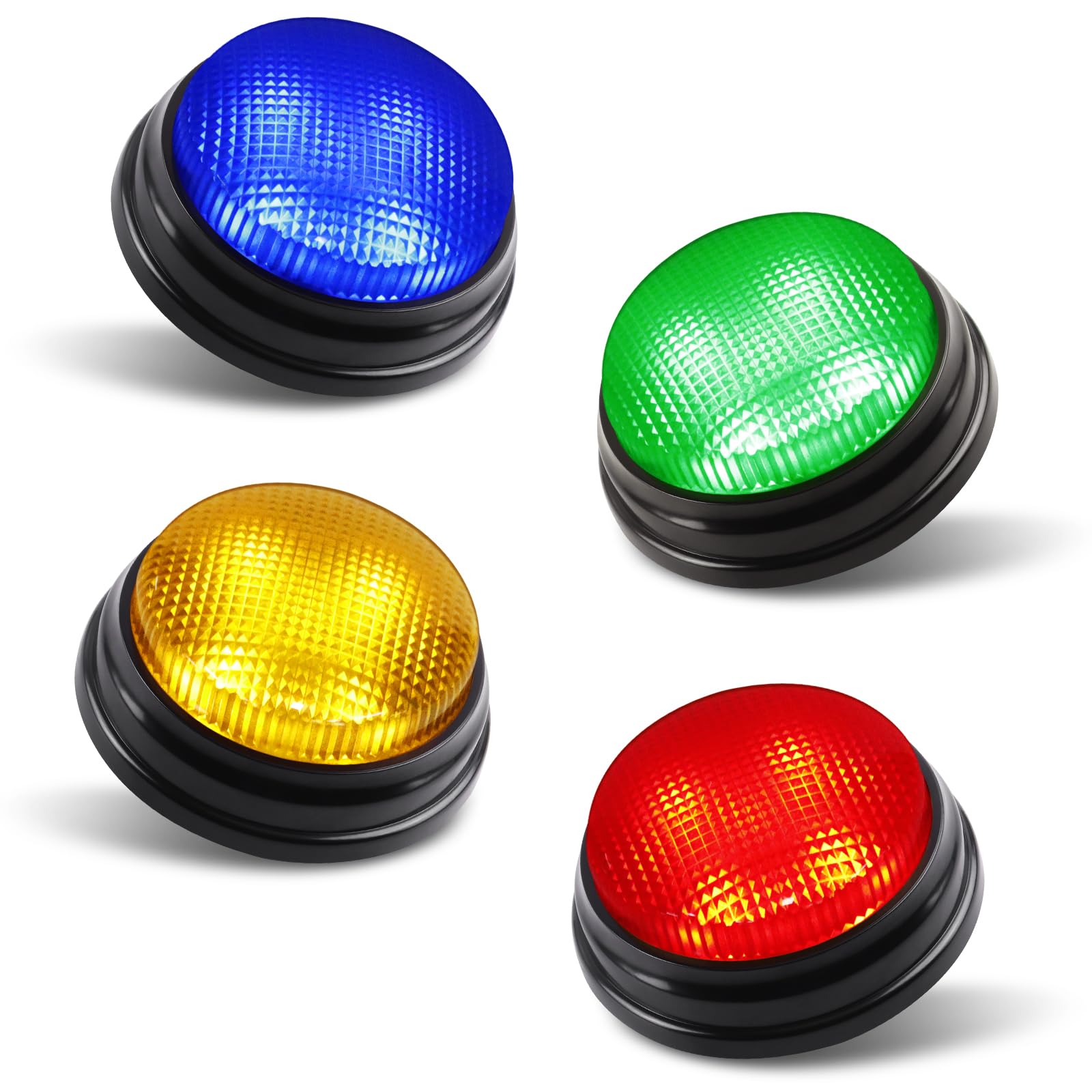 AndiluluBear buzzers with colorful lights for classroom trivia and quick buzz-ins