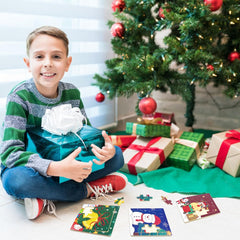 Anditoy Snowman puzzle supports concentration and hand-eye coordination for toddlers.
