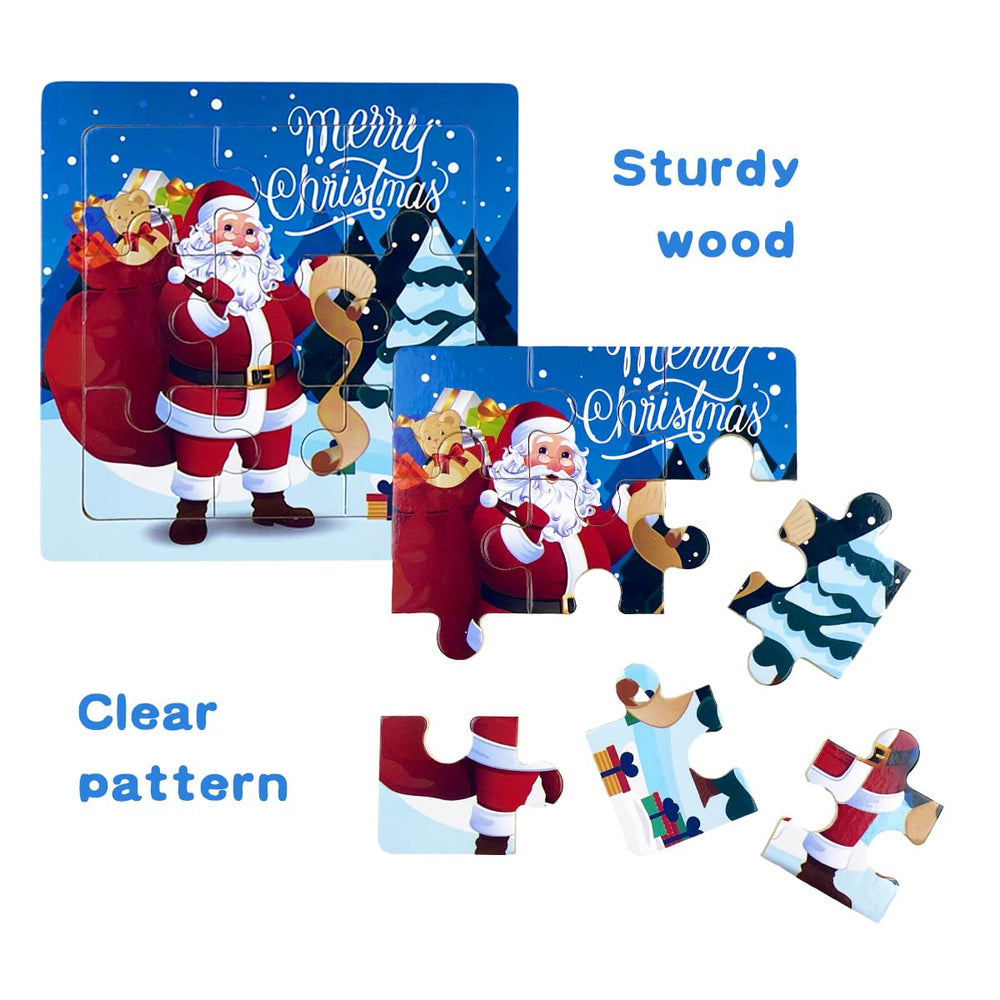 Anditoy Christmas Stocking puzzle engages toddlers with festive imagery for steady play.