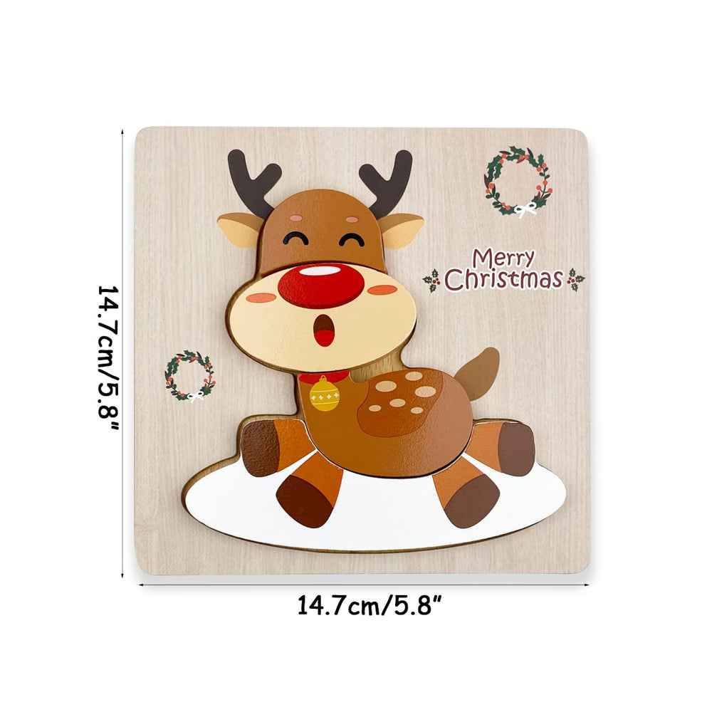 Anditoy Christmas Puzzles Set offers four styles for versatile holiday fun and family bonding.