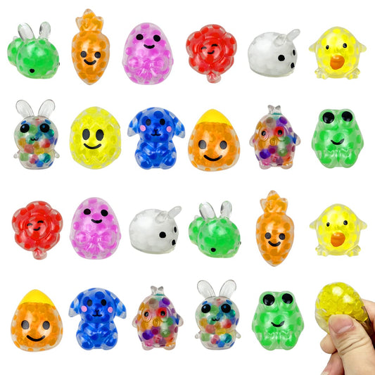 Anditoy Easter mini stress ball in spring flower design, ideal for fidgeting and playful easter fun