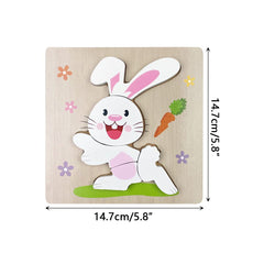 Anditoy kids playing with puzzles interactive Easter toy for party favors