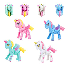 Anditoy unicorn deformation egg with colorful shell for creative play