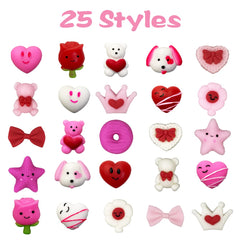 Anditoy pink heart squishy ideal for party favors and classroom fun