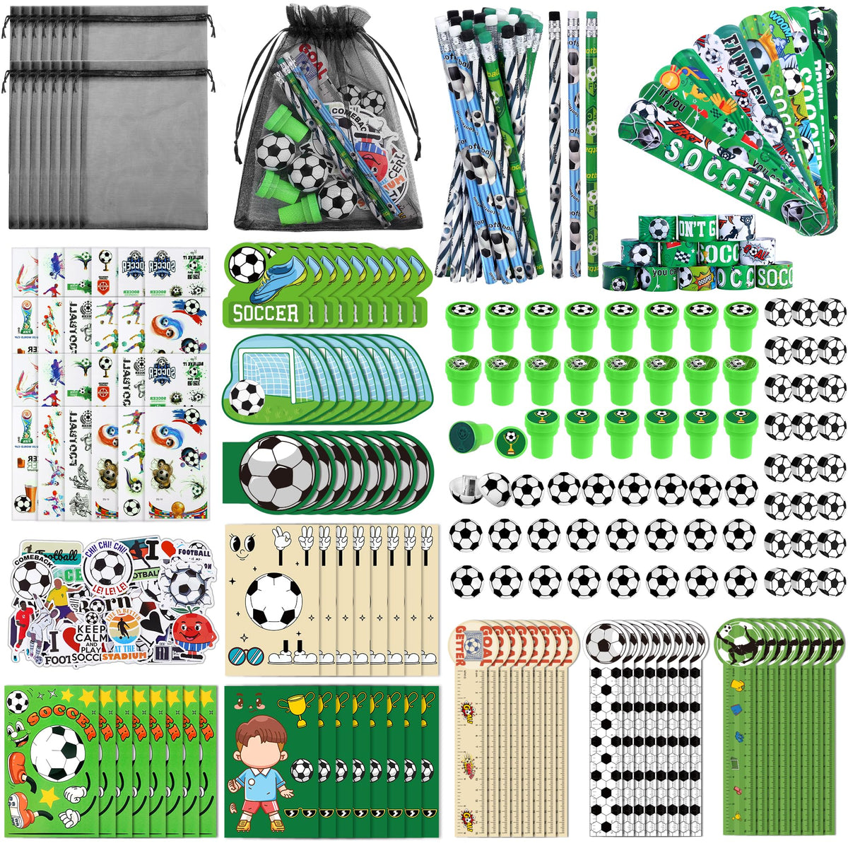 Aneco soccer party favors cards for creative keepsakes and game-themed activities.