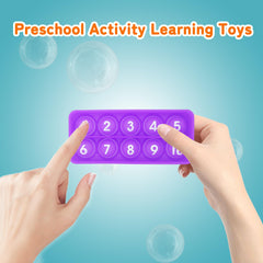 Anemeeoke Ten Frame Pop Board gift set, classroom-ready sensory tool for early learners.