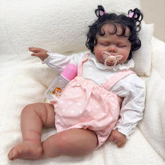 Angelbaby magnetic pacifier included for authentic newborn play