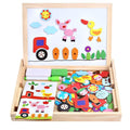 Angelo Home wooden magnetic board front view for durable, kid-friendly play.
