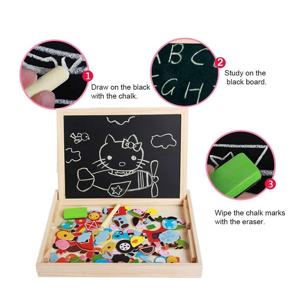 Angelo Home marker drawing on white side supports creative drawing sessions.