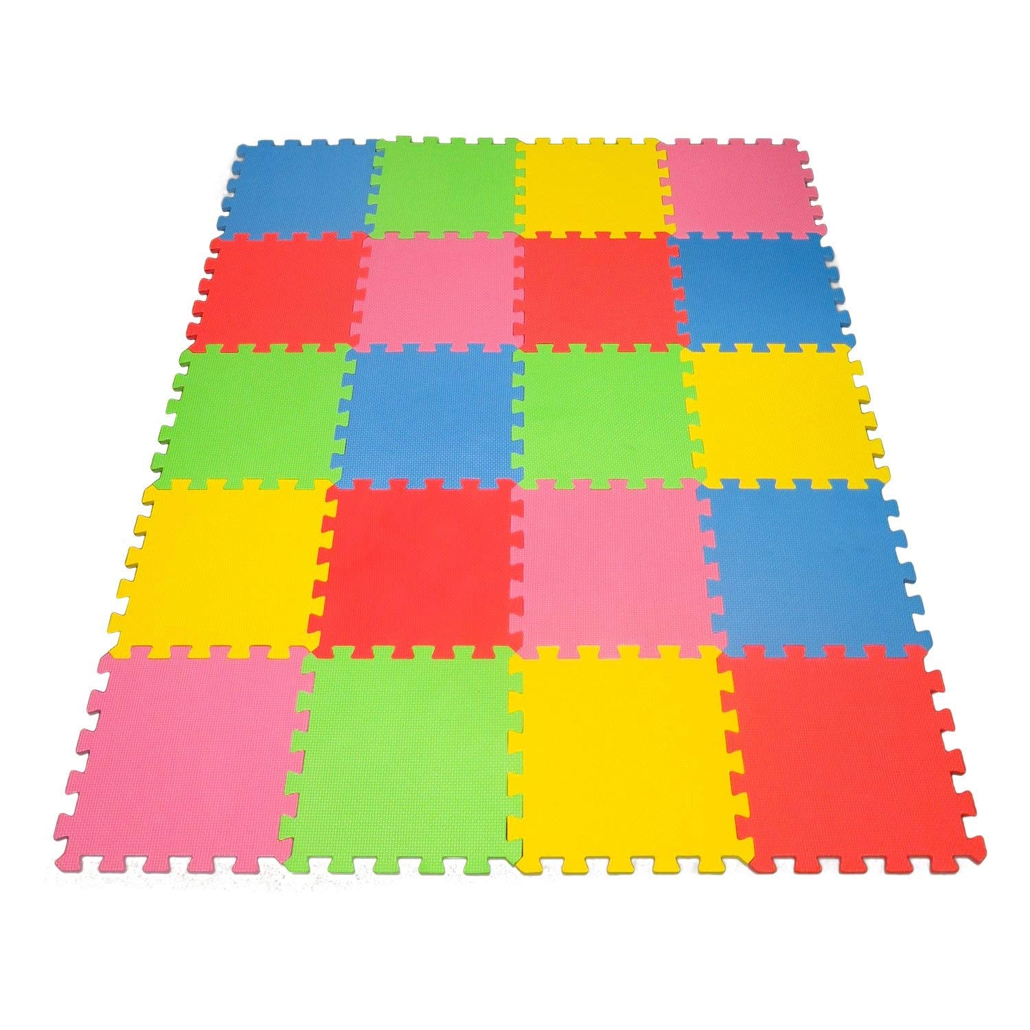 Angels foam mats interlocking tiles create a safe, cushioned play area for kids.