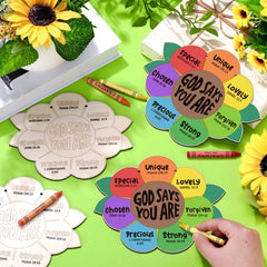 Anglechic sunflower craft kit size fits kids and adults for decor use.