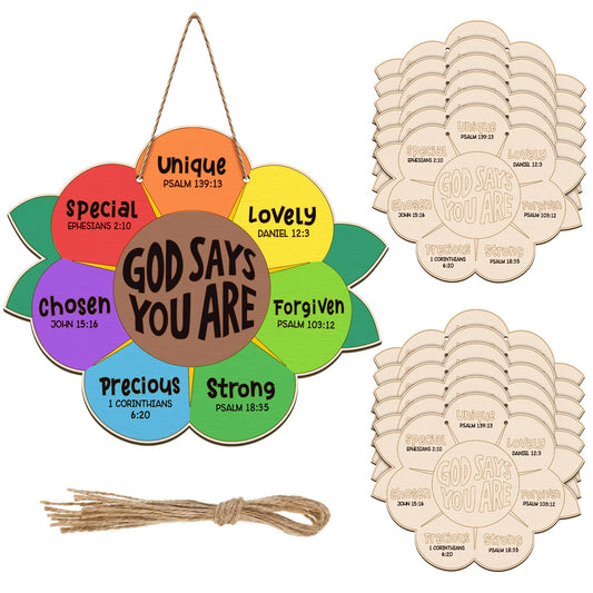 Anglechic sunflower craft kit wooden 12-set package enhances classroom creativity.