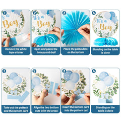 ANGOLIO clear glue included to secure centerpieces for lasting display.