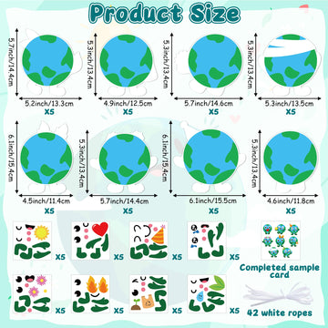ANGOLIO eight-color earth cardstock offers varied shapes for classroom activities.