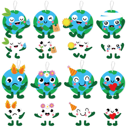 ANGOLIO Earth Day stickers provide vibrant accents for creative crafts.